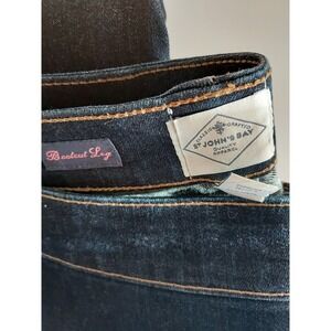 St Johns Bay Womens Dark Wash Bootcut Leg Denim Jeans RN 93677